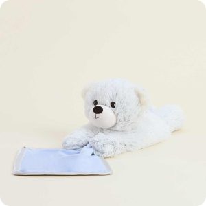 Marshmallow Bear Blankie Warmies