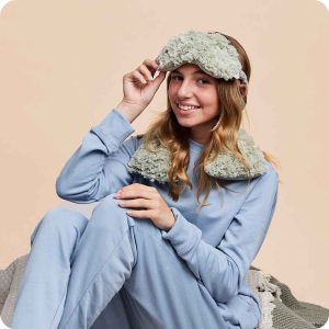 Curly Sage Green Neck Wrap Warmies