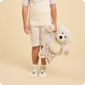 Marshmallow Bear No-Slip Socks